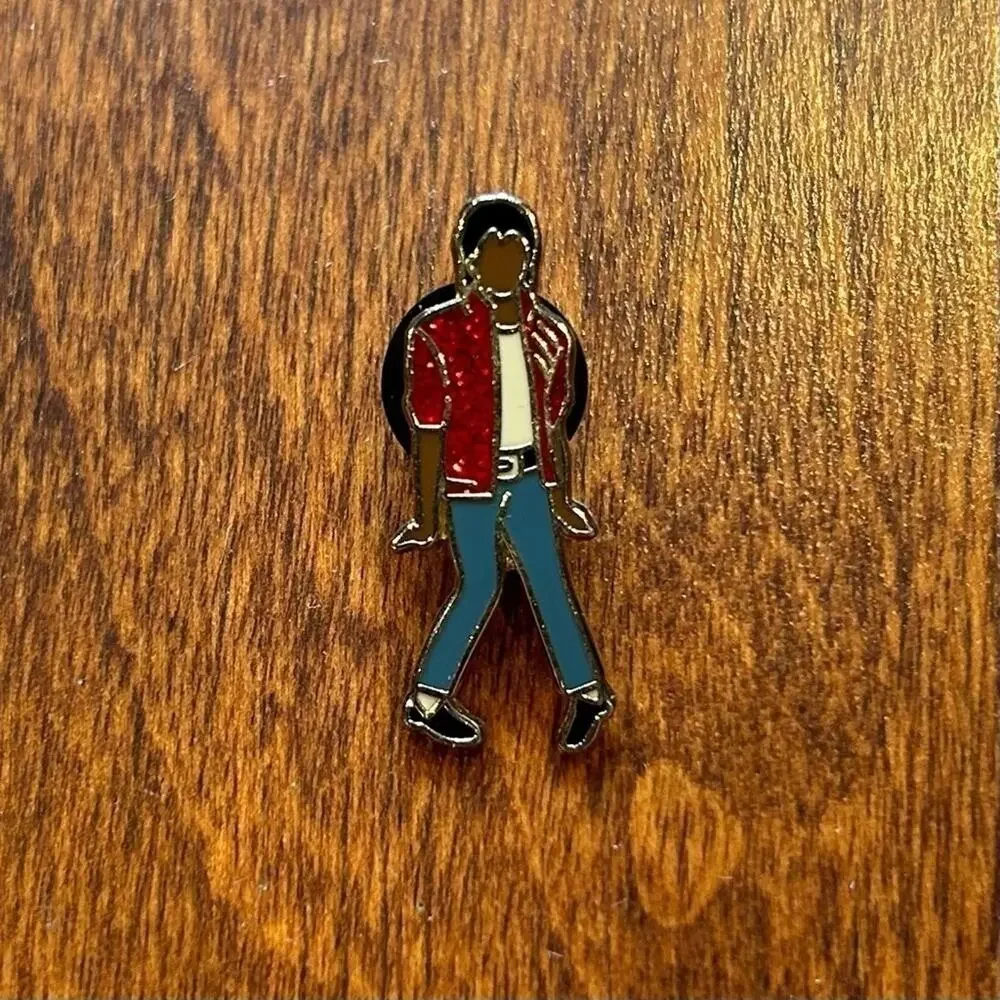 Rock Band Enamel Pin Collection, David Bowie, Michael Jackson, Thrice, 3 Pieces